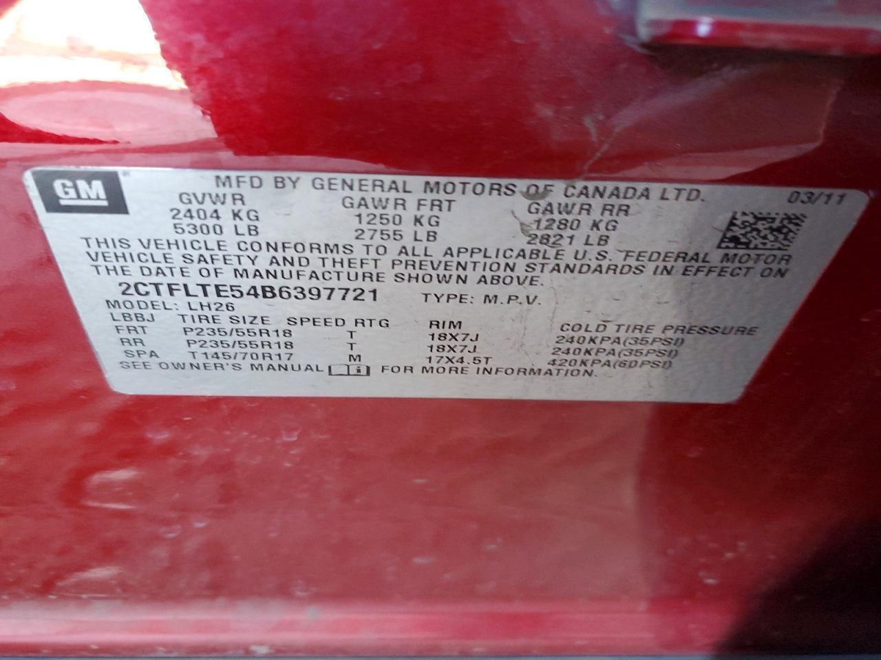 2011 GMC Terrain sle