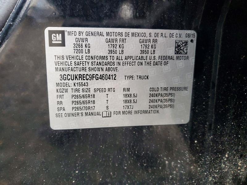 2015 Chevrolet Silverado K1500 LT