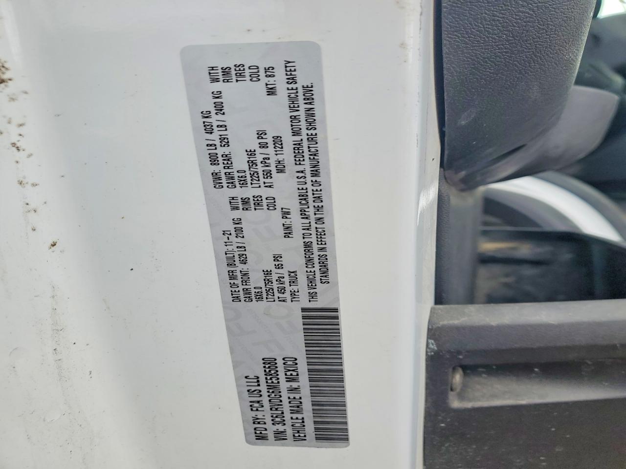 2021 Dodge Ram Promaster 2500 2500 High