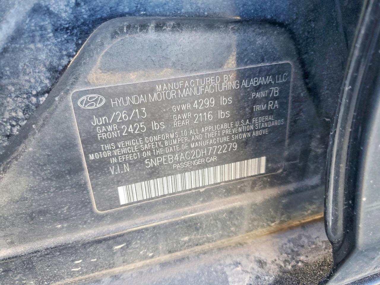 2013 Hyundai Sonata gls