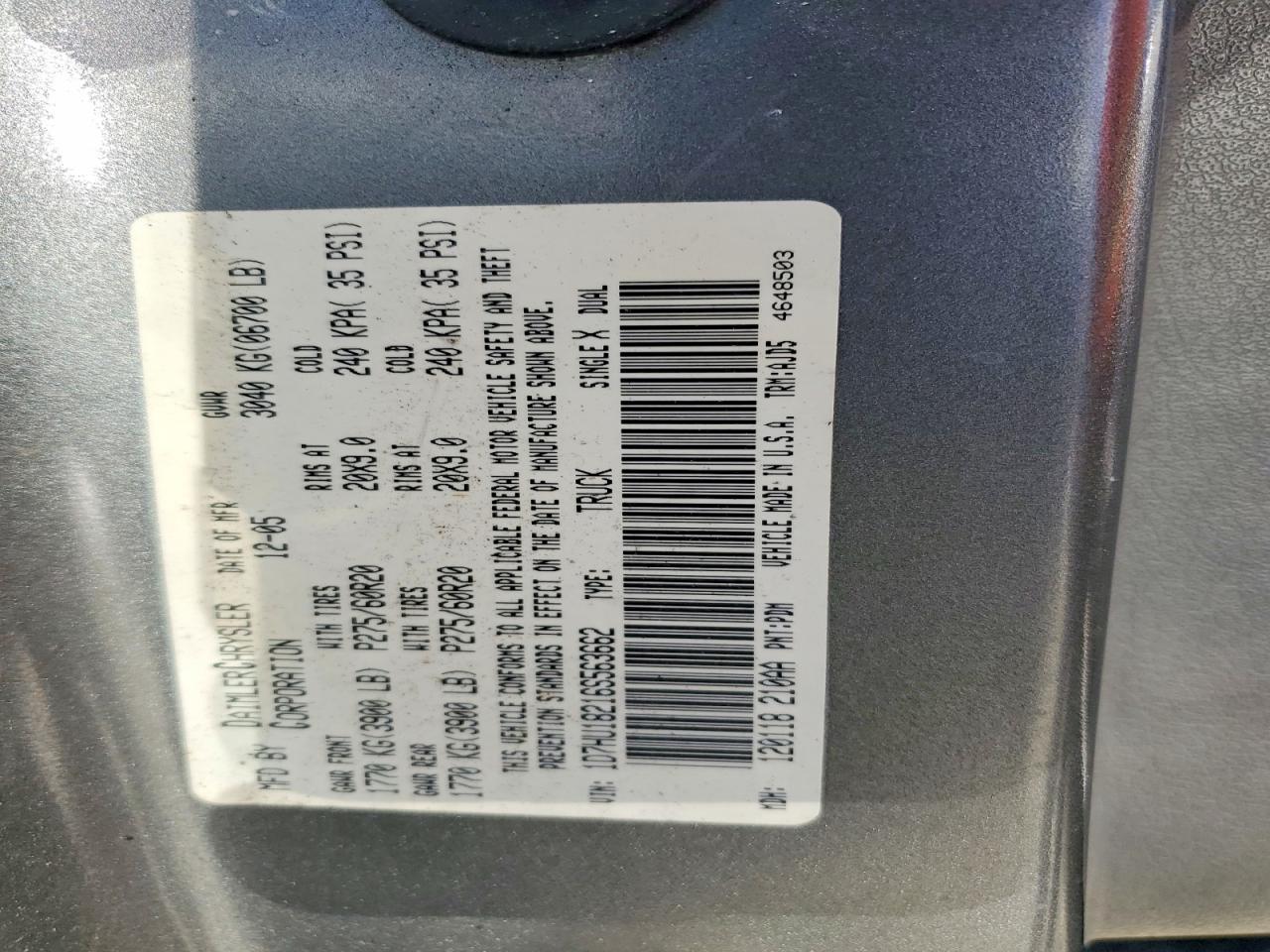 2006 Dodge RAM 1500 ST