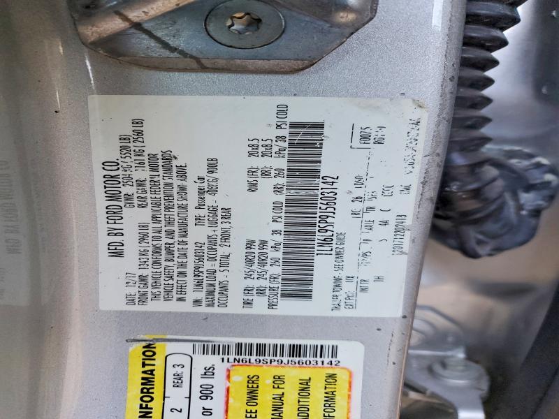 2018 Lincoln Continental Select