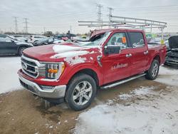 Salvage trucks for sale at Elgin, IL auction: 2022 Ford F150 Supercrew