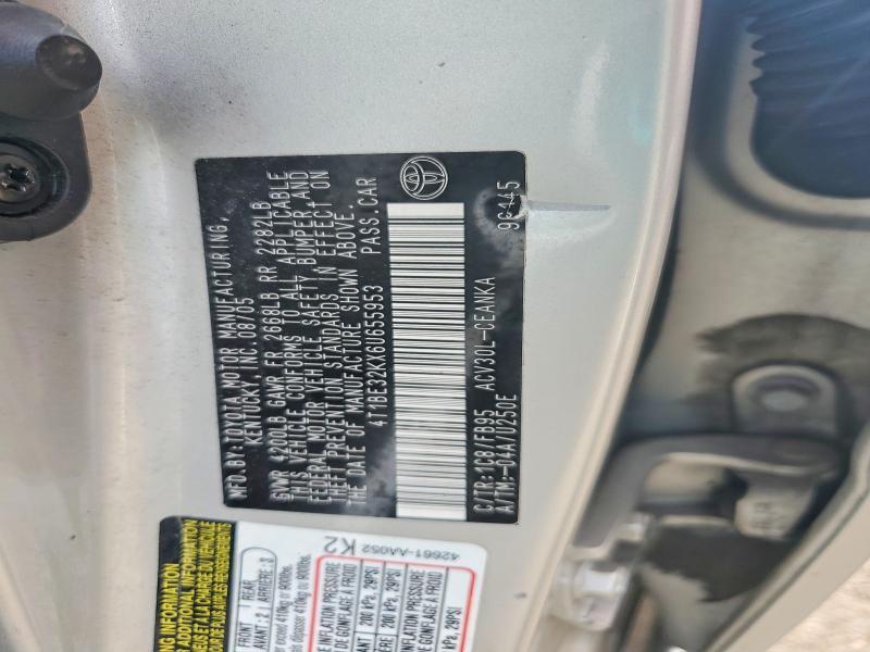 2006 Toyota Camry le