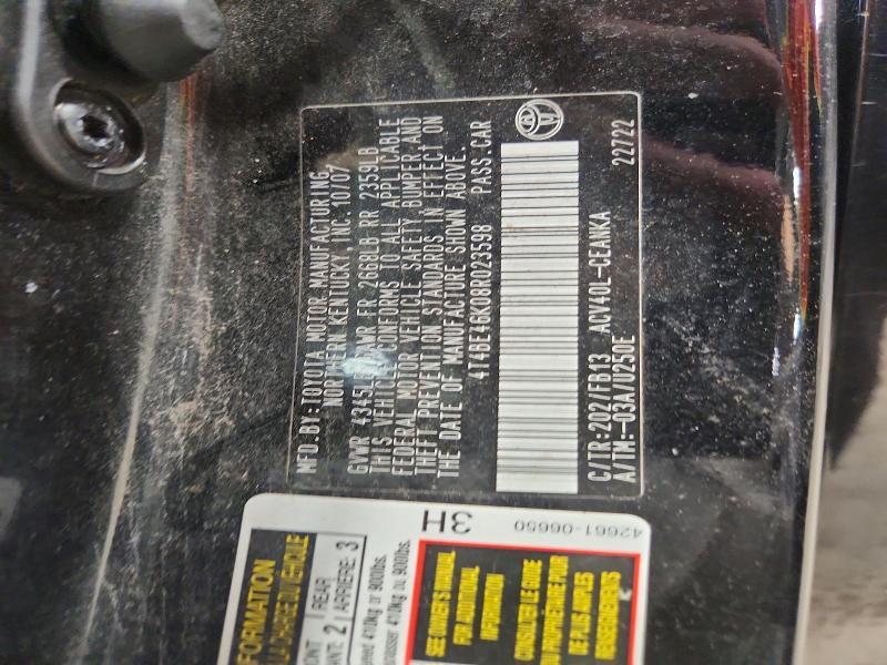 2008 Toyota Camry le