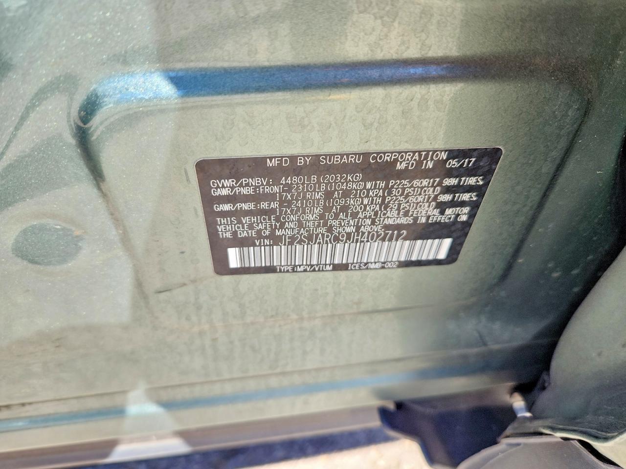 2018 Subaru Forester 2.5i Limited