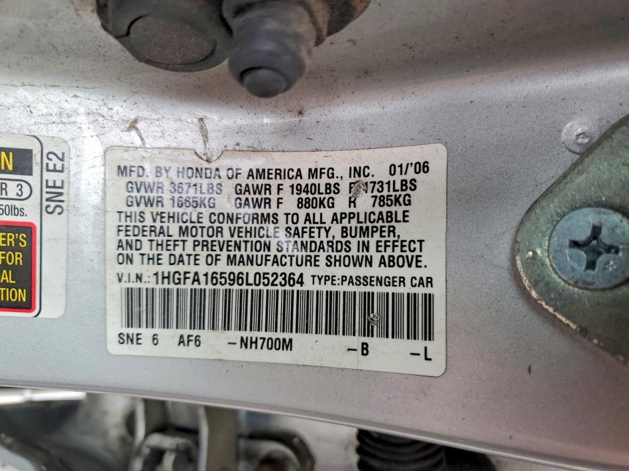 2006 Honda Civic lx