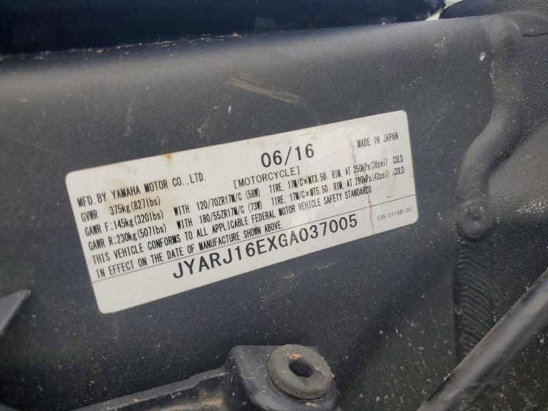 2016 Yama YZFR6