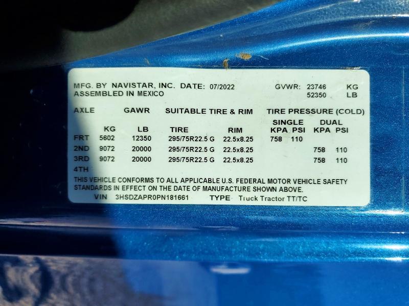 2023 International LT625-Semi Truck