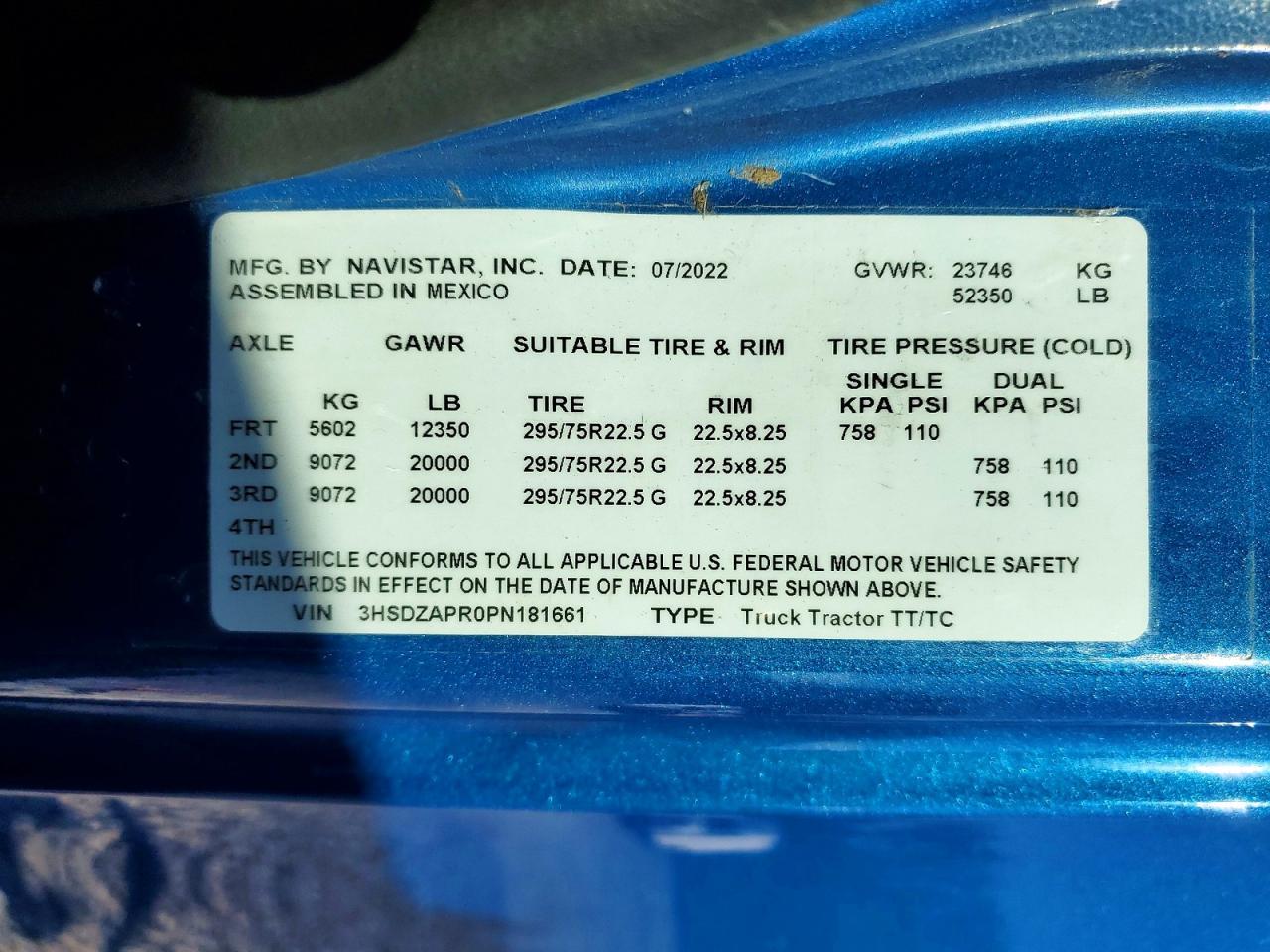 2023 International LT625-Semi Truck