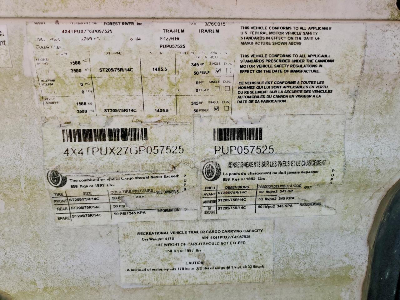 2016 Foresriver 2016 Forest River Puma Camper