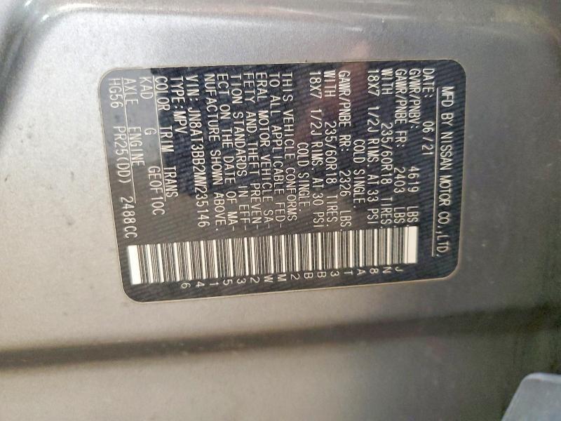 2021 Nissan Rogue sv