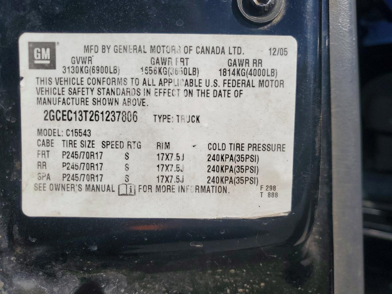 2006 Chevrolet Silverado C1500