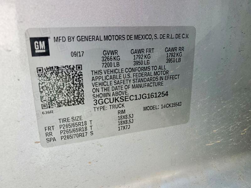 2018 Chevrolet Silverado K1500 ltz