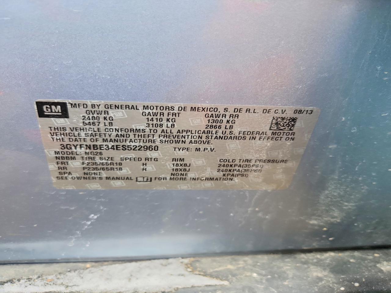 2014 Cadillac Srx Luxury Collection