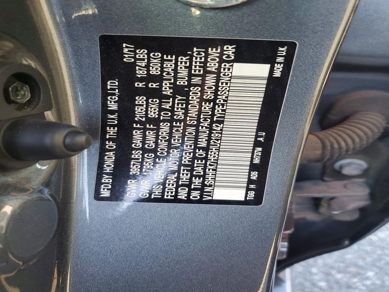 2017 Honda Civic ex