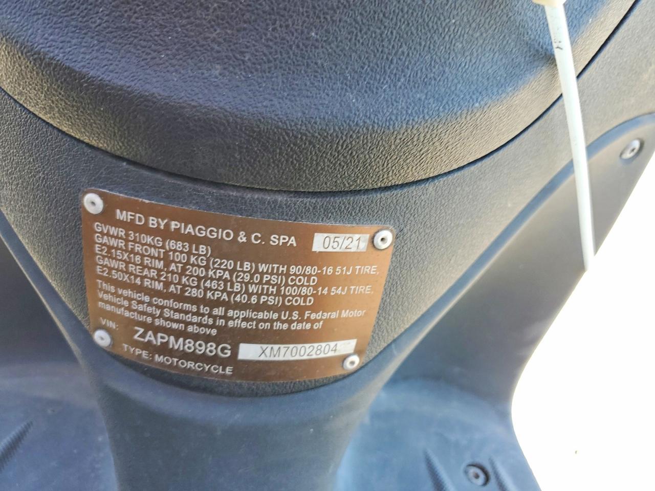 2021 Piaggio Liberty 150