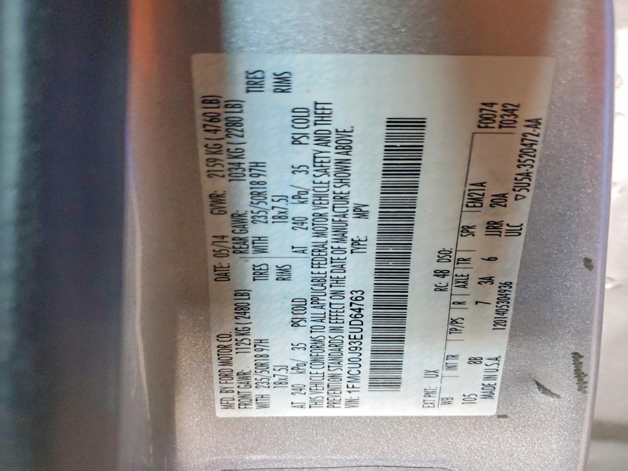 2014 Ford Escape Titanium