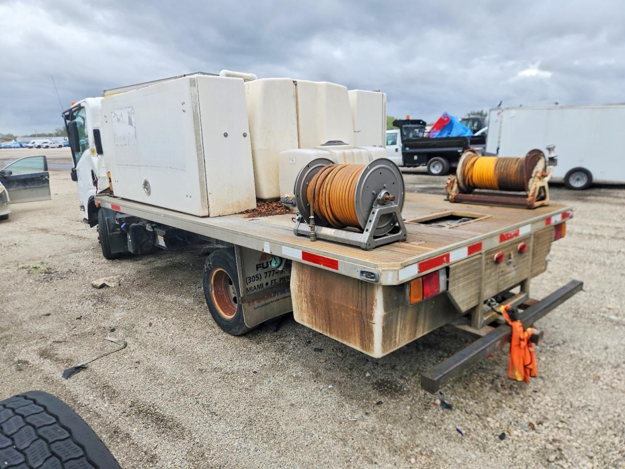 2011 Isuzu NPR HD Flatbed Truck