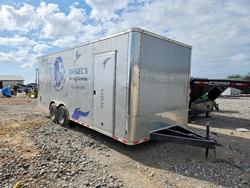 Salvage trucks for sale at Madisonville, TN auction: 2023 Rock Solid Carg O 8.5X22CH Enclosed Cargo Trailer