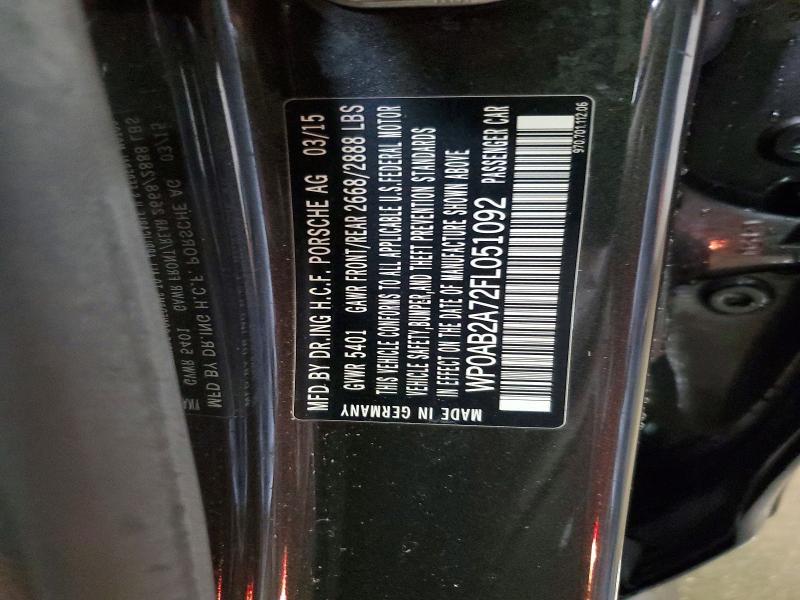 2015 Porsche Panamera s