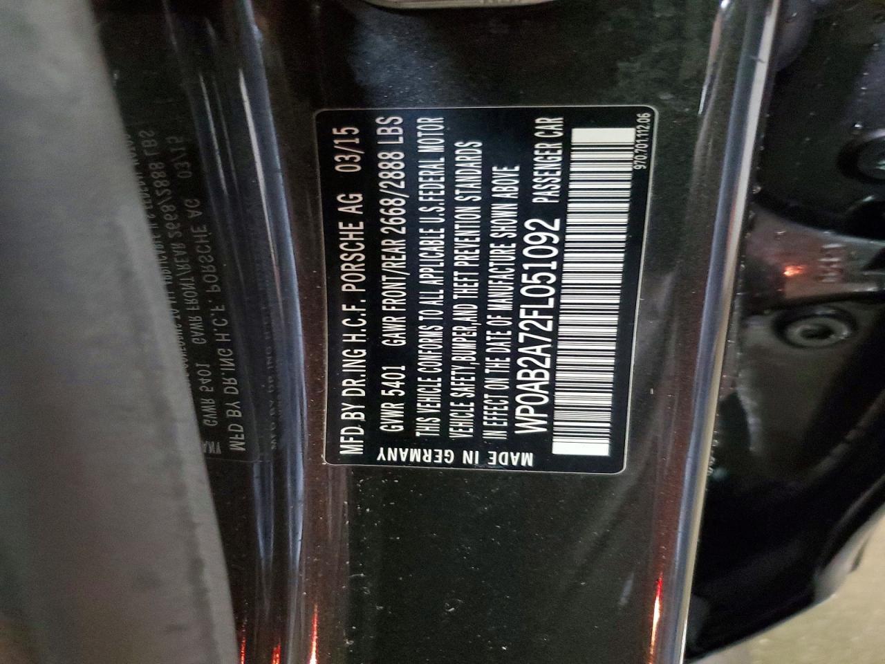 2015 Porsche Panamera s