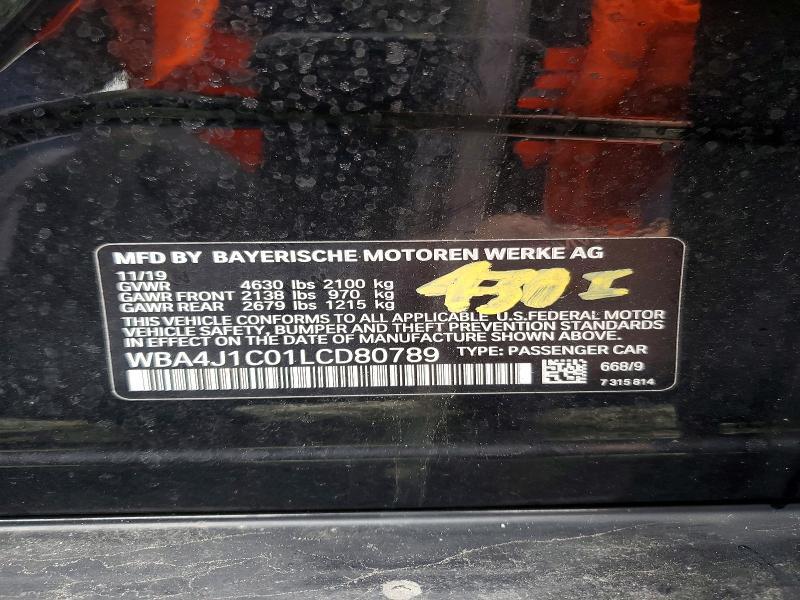 2020 BMW 430i Gran Coupe