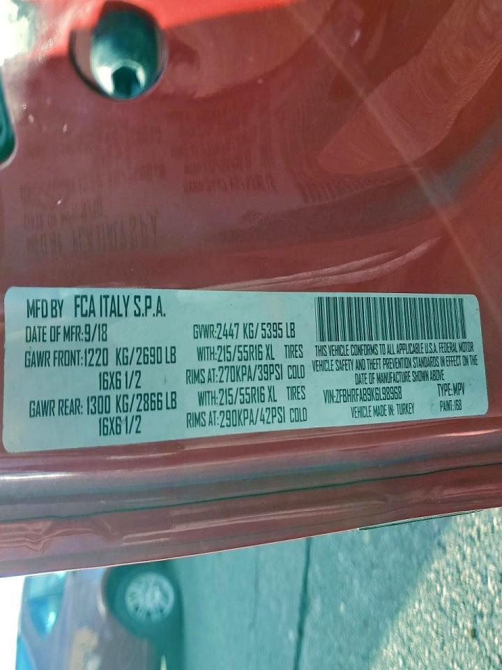 2019 Dodge RAM Promaster City Delivery Van