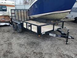 Salvage cars for sale from Copart Davison, MI: 2025 Quality Steel 2024 Quality Steel 8214an7k Utility Trailer