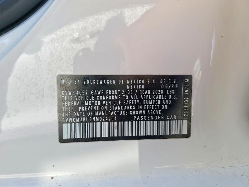 2022 Volkswagen Jetta s