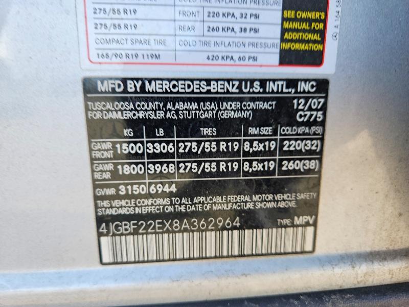 2008 Mercedes-Benz Gl 320 cdi