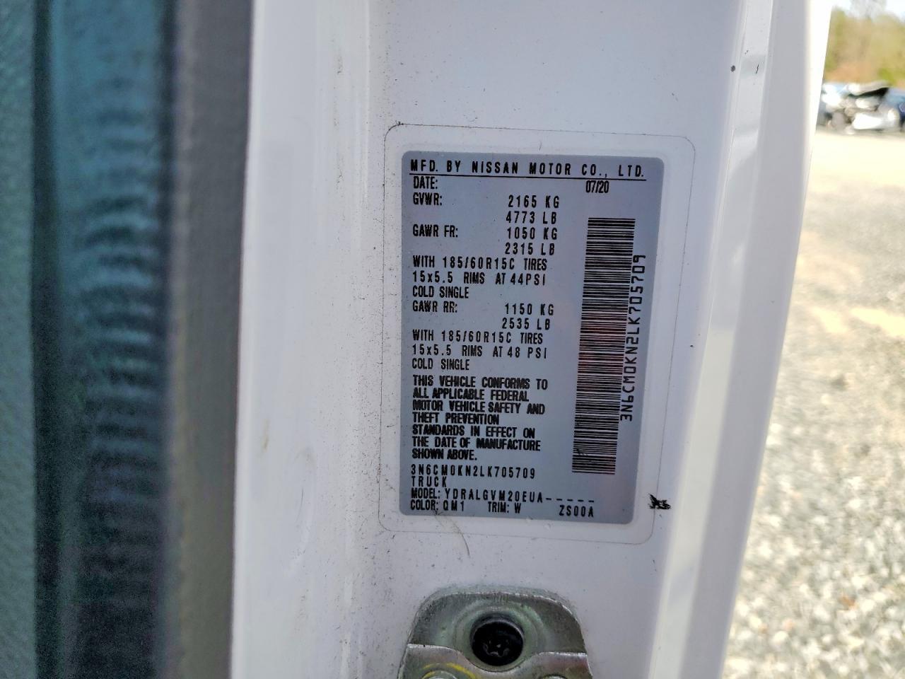 2020 Niss AN NV200 Delivery Van