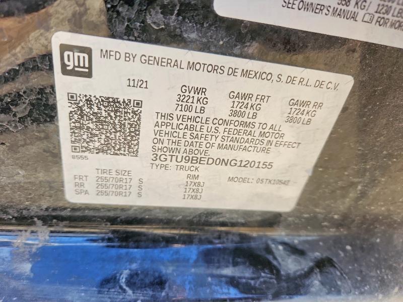 2022 GMC Sierra Limited K1500 SLE