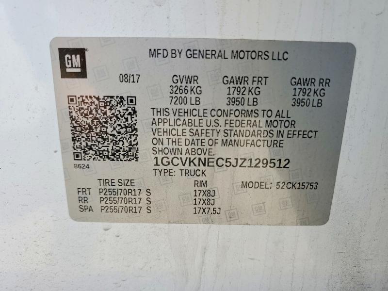 2018 Chevrolet Silverado K1500