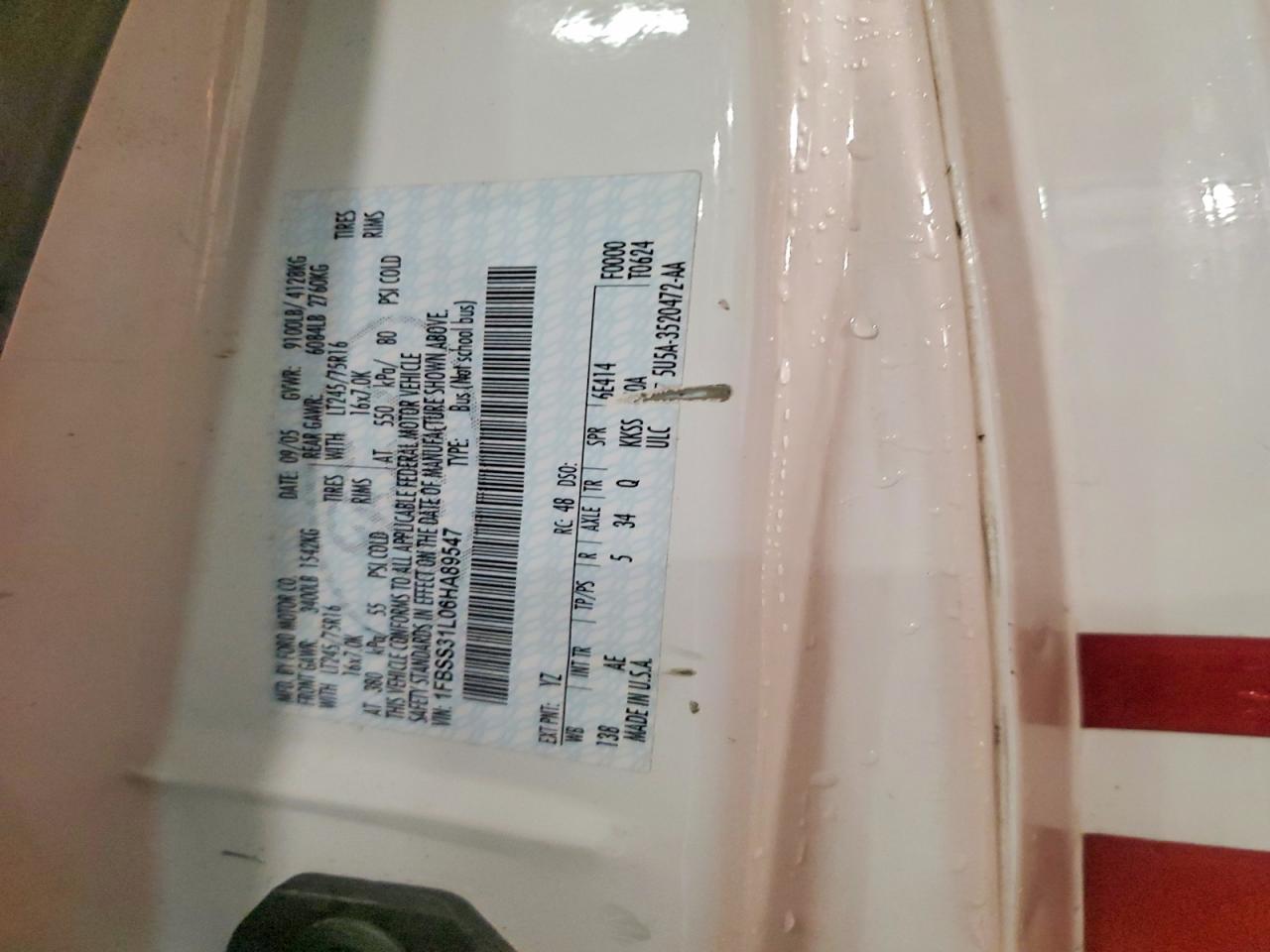 2006 Ford Econoline E350 Super Duty Wagon