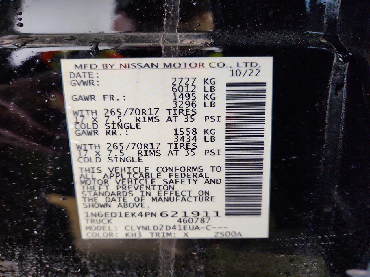 2023 Nissan Frontier PRO-4X