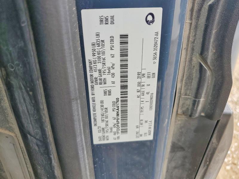 2021 Ford Transit Delivery Truck