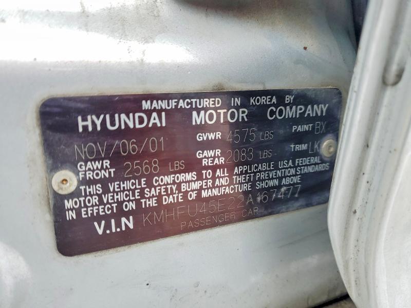 2002 Hyundai Xg350 Base