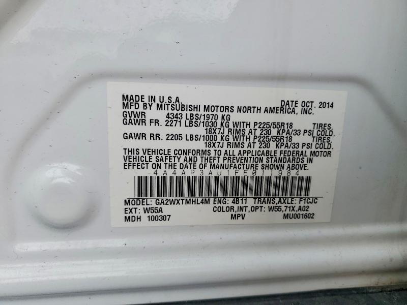 2015 Mitsubishi Outlander Sport es