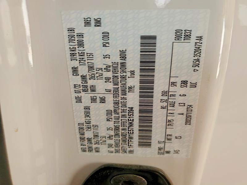 2022 Ford F150 Supercrew