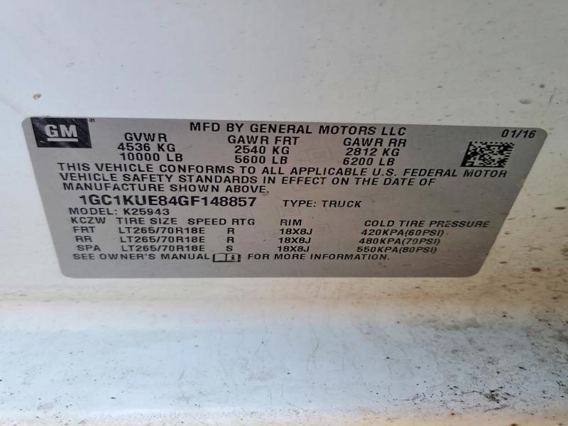 2016 Chevrolet Silverado K2500 Heavy Duty