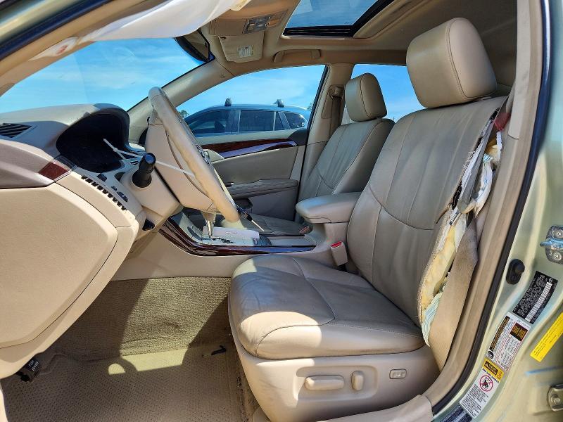 2010 Toyota Avalon xls