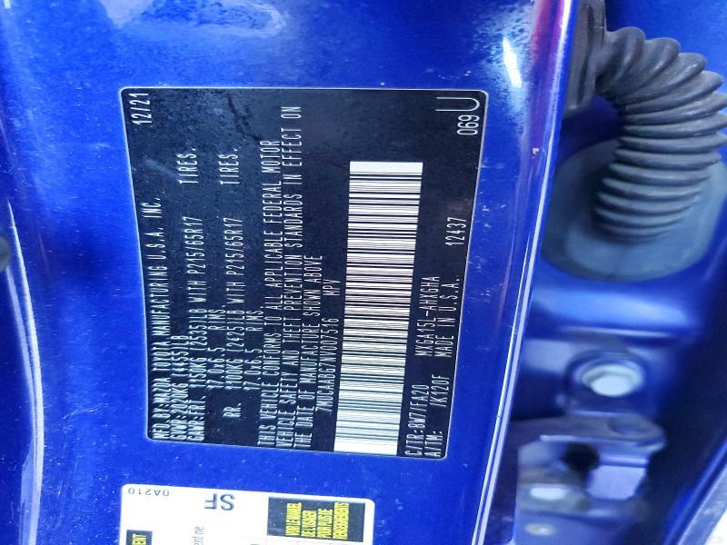 2022 Toyota Corolla Cross le