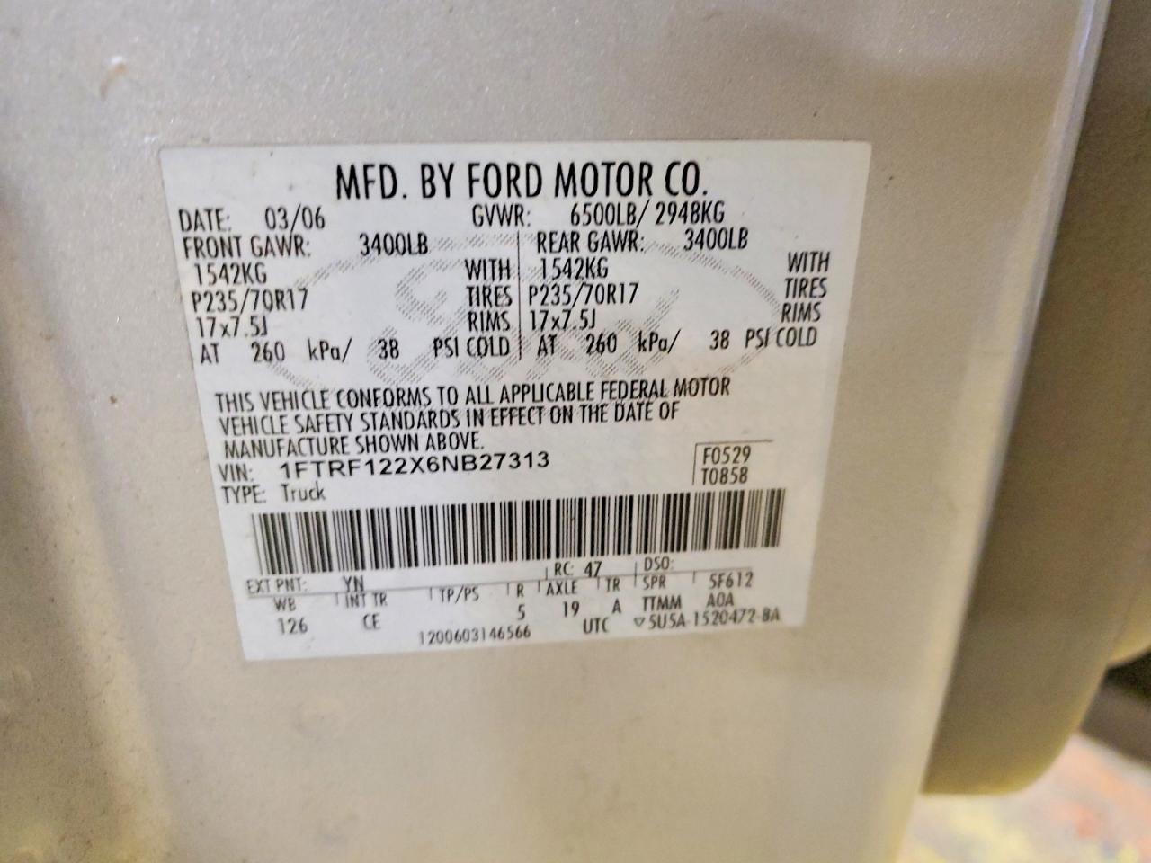 2006 Ford F150
