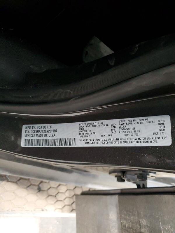 2020 Dodge 1500 Laramie