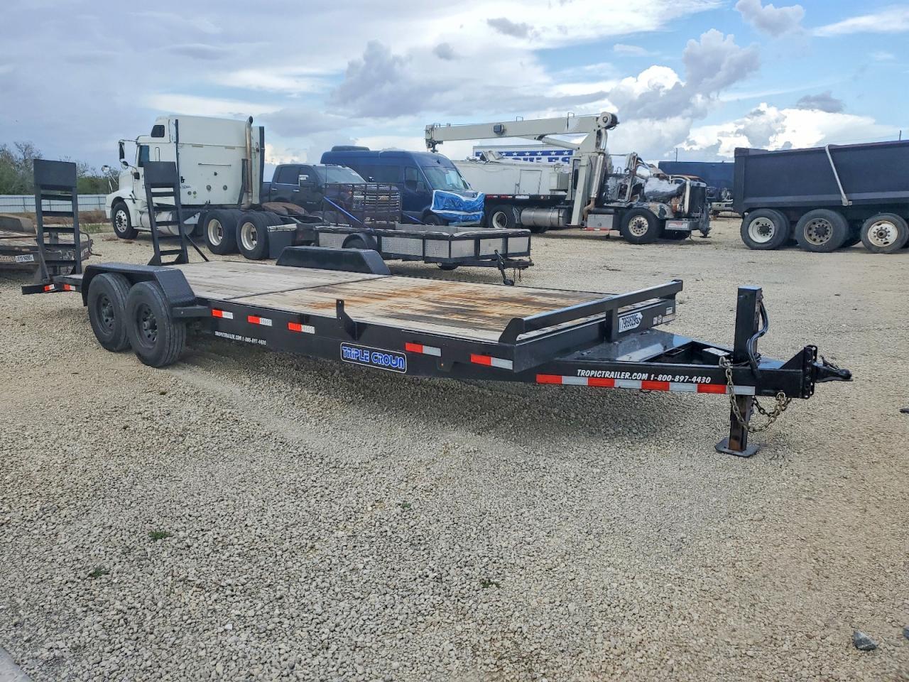 2025 Triple Crown ECF7X2414K Equipment Trailer