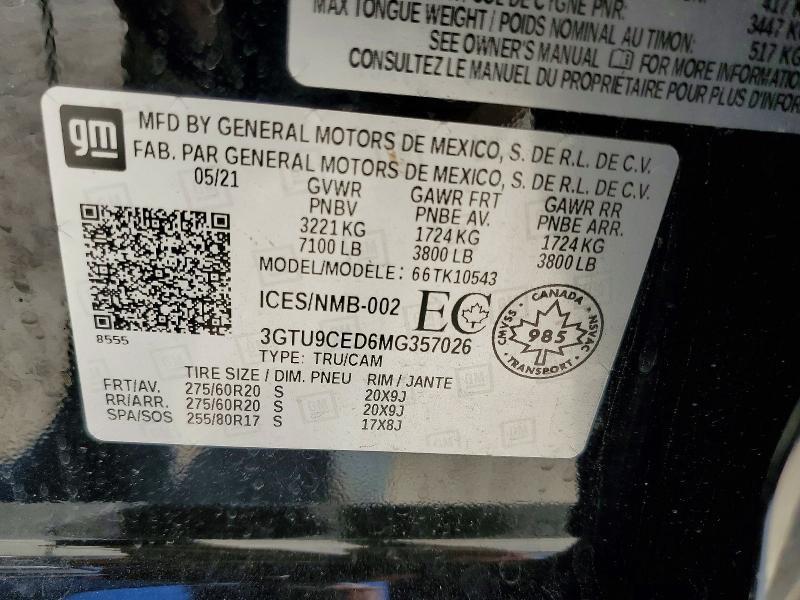 2021 GMC Sierra K1500 Elevation