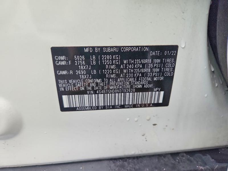 2022 Subaru Outback Limited xt