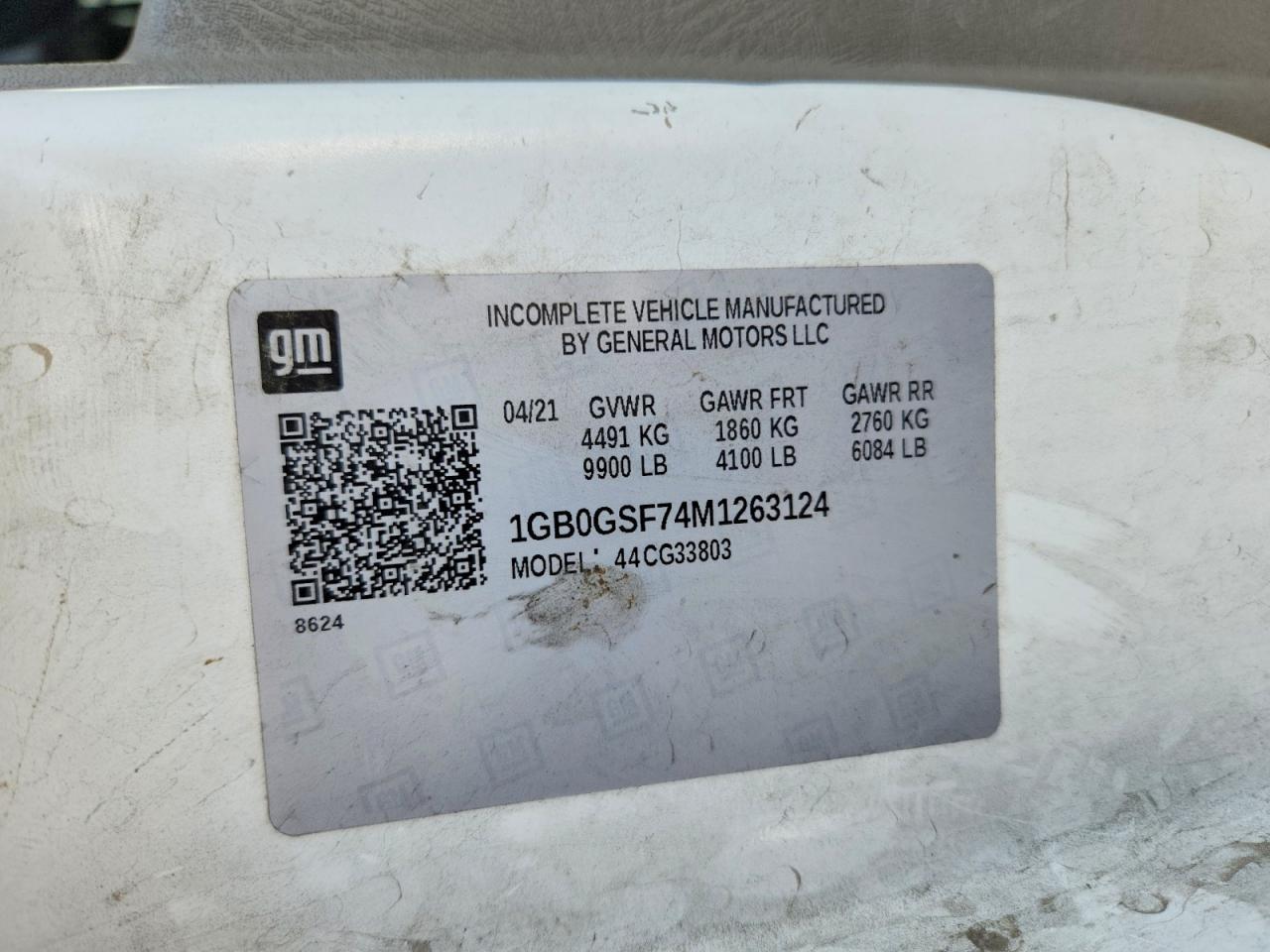 2021 Chevrolet Express BOX Truck