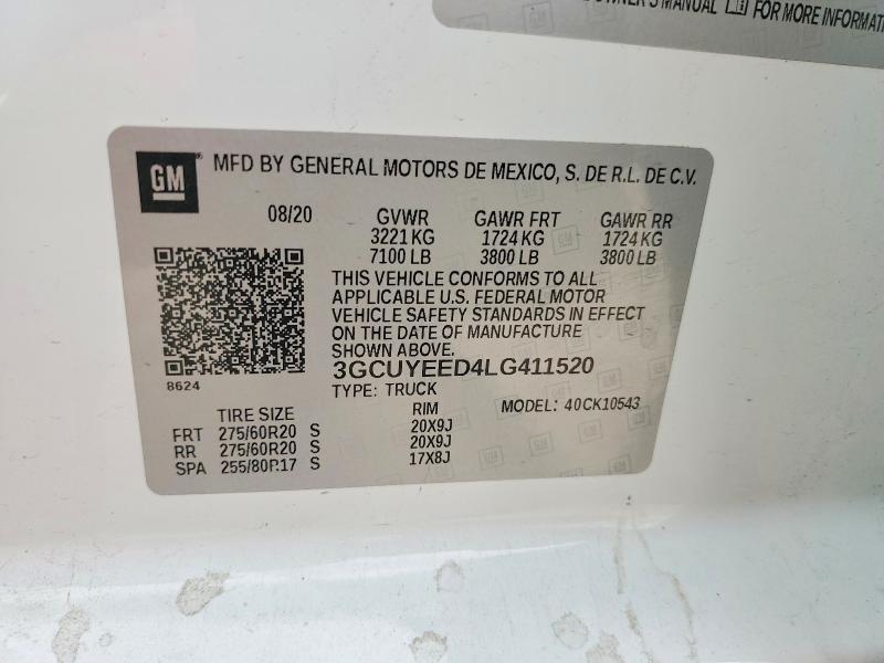 2020 Chev Silve